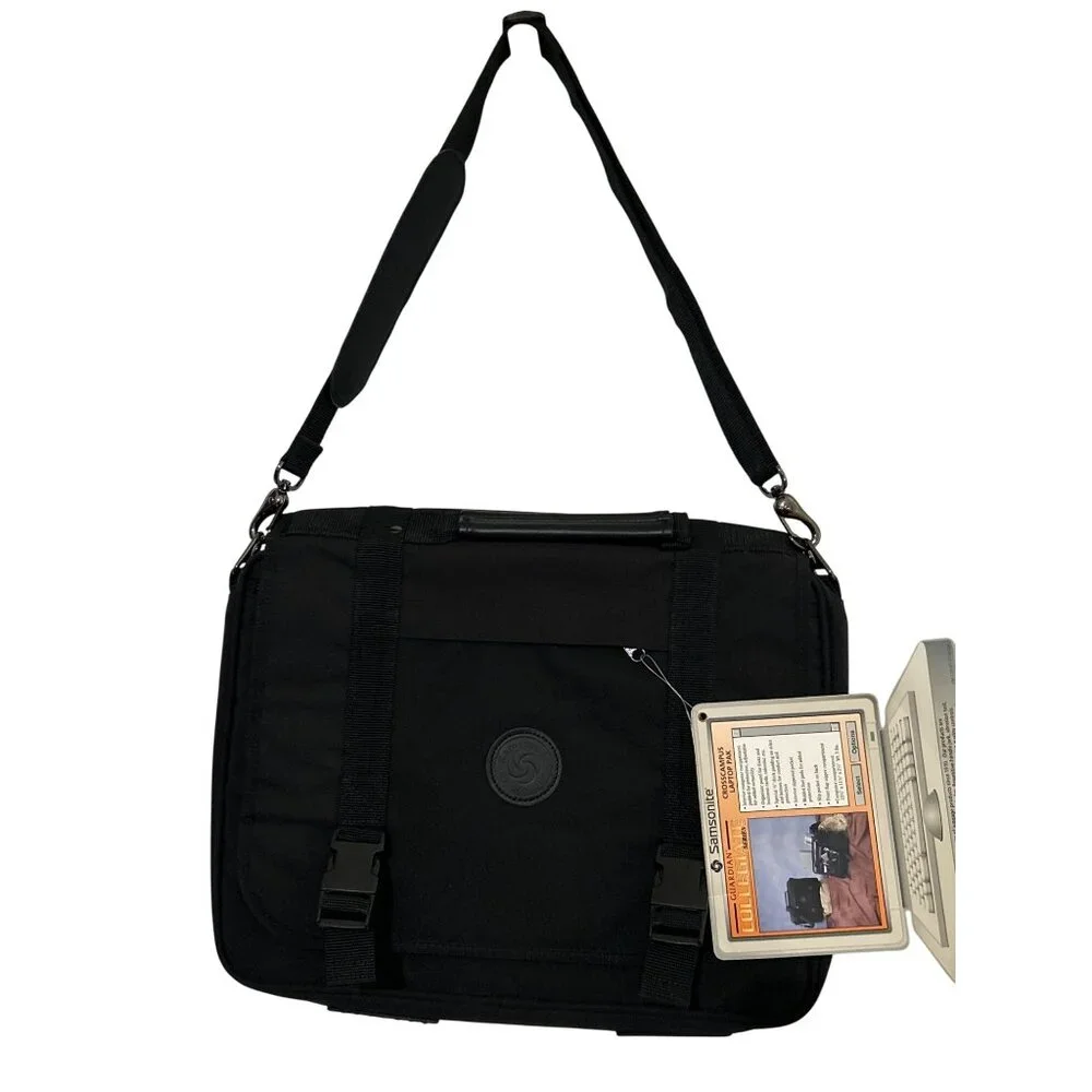 Samsonite Guardian Collegiate Series Crosscampus Laptop Pak Black Shoulder Bag